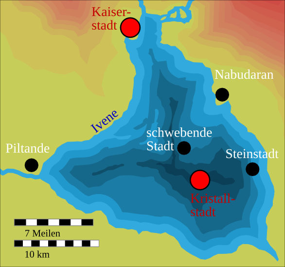 Karte von Santo und Ivenaya