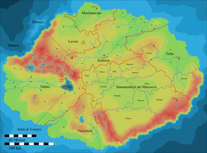 allgemeine Laharia-Karte